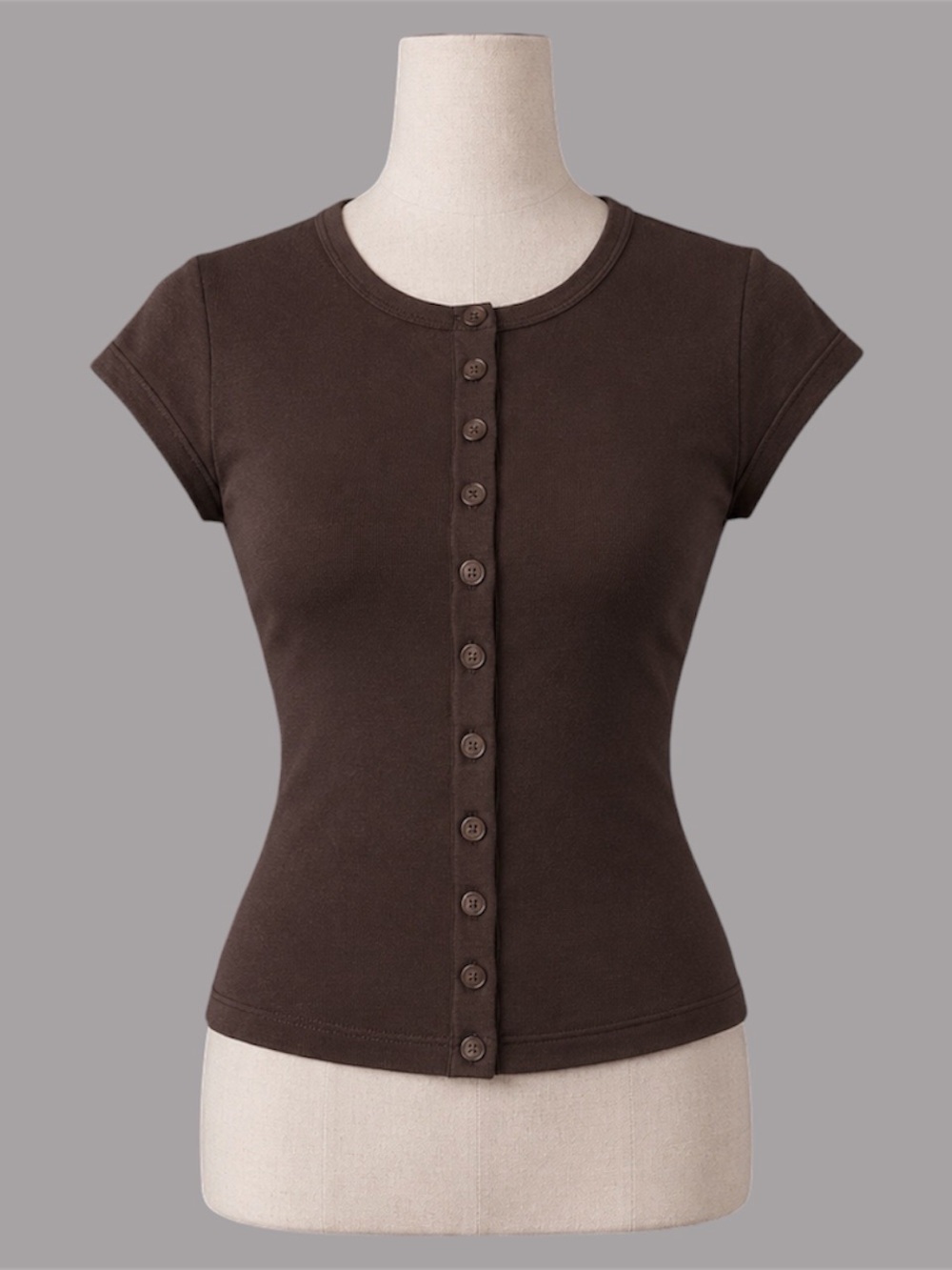 Motel Elmira Top in Knit Bitter Chocolate